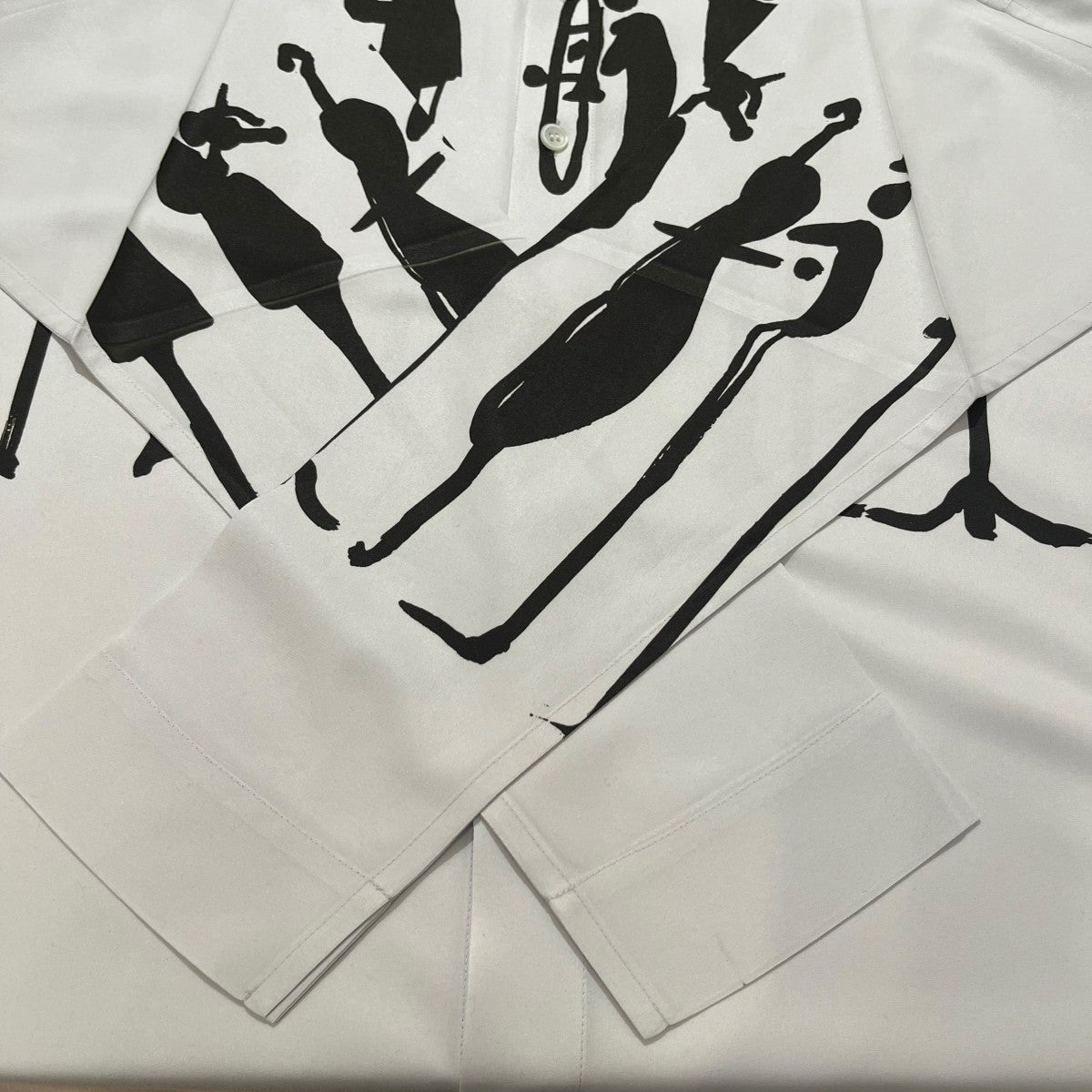 HOMME PLISSE ISSEY MIYAKE 総柄ロングシャツHP04FJ040 古着・中古-5枚目のアイテム画像