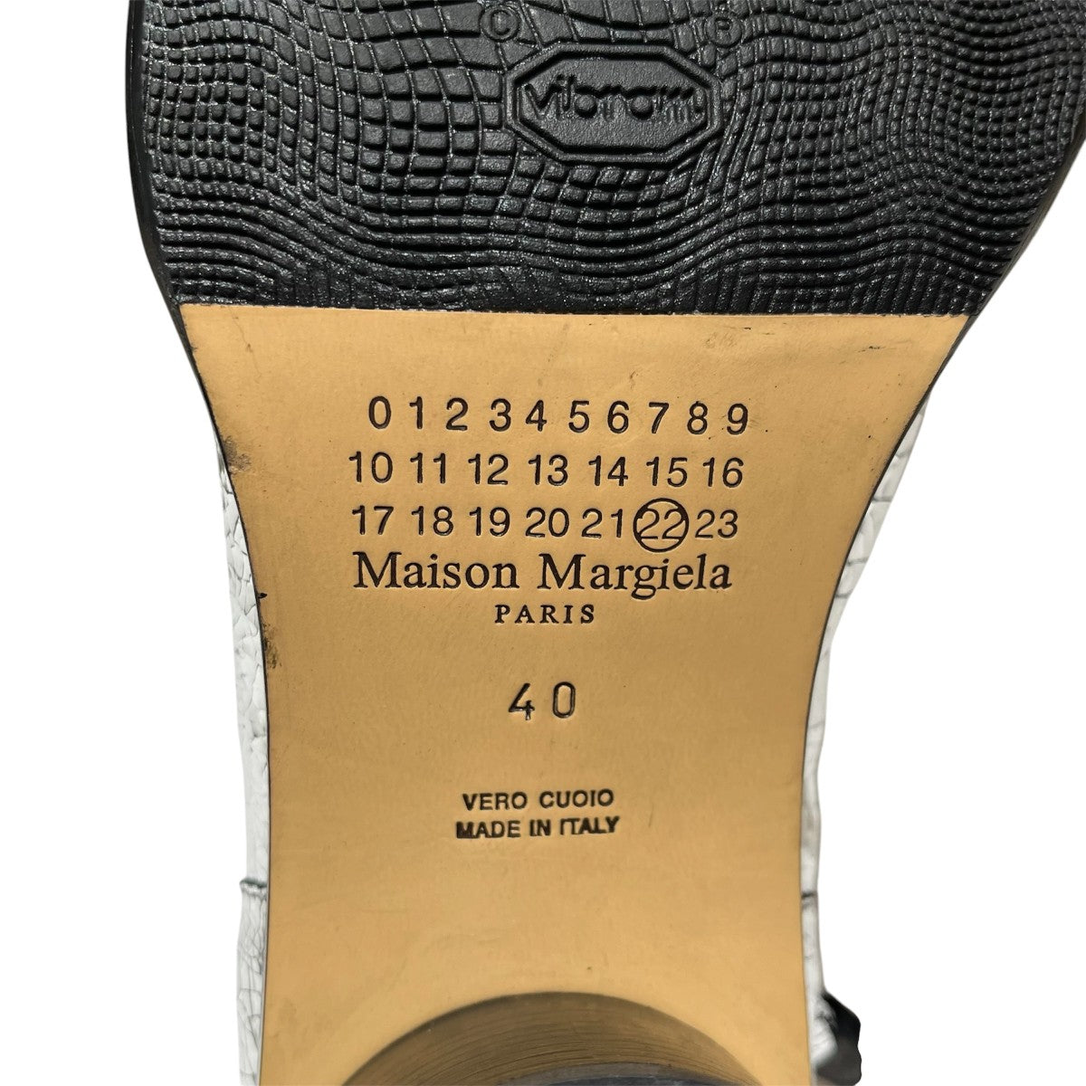 Maison Margiela S37WU0431 クラック加工TABI 足袋ヒールブーツ 古着・中古-10枚目のアイテム画像