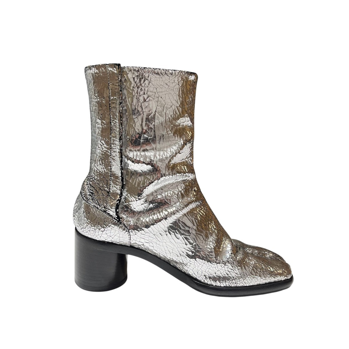 Maison Margiela S37WU0431 クラック加工TABI 足袋ヒールブーツ 古着・中古-3枚目のアイテム画像