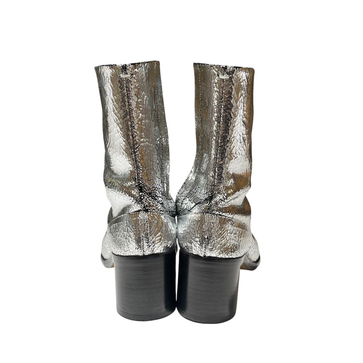 Maison Margiela S37WU0431 クラック加工TABI 足袋ヒールブーツ 古着・中古-4枚目のアイテム画像