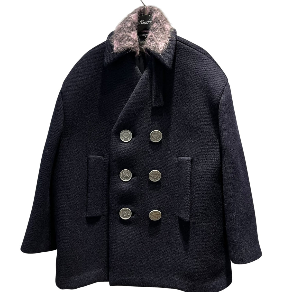 PRADA オーバーシルエットダブルプレストコートSGB888 古着・中古-1枚目のアイテム画像