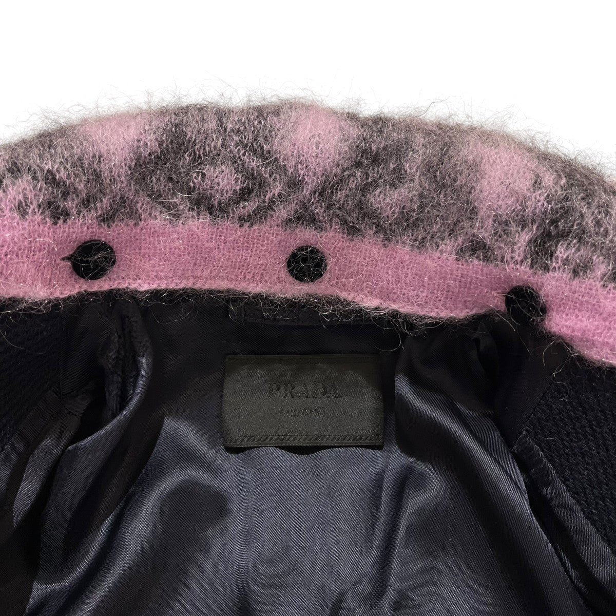 PRADA オーバーシルエットダブルプレストコートSGB888 古着・中古-4枚目のアイテム画像