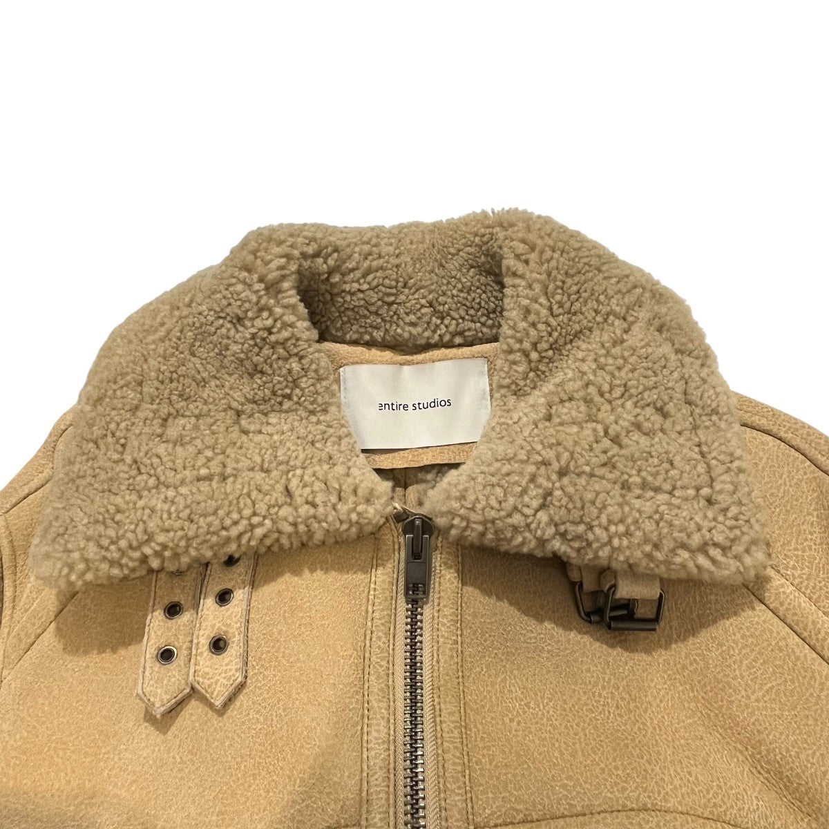 ENTIRE STUDIOS ムートンジャケットES2424CA SHEARLNG JACKET 古着・中古-4枚目のアイテム画像