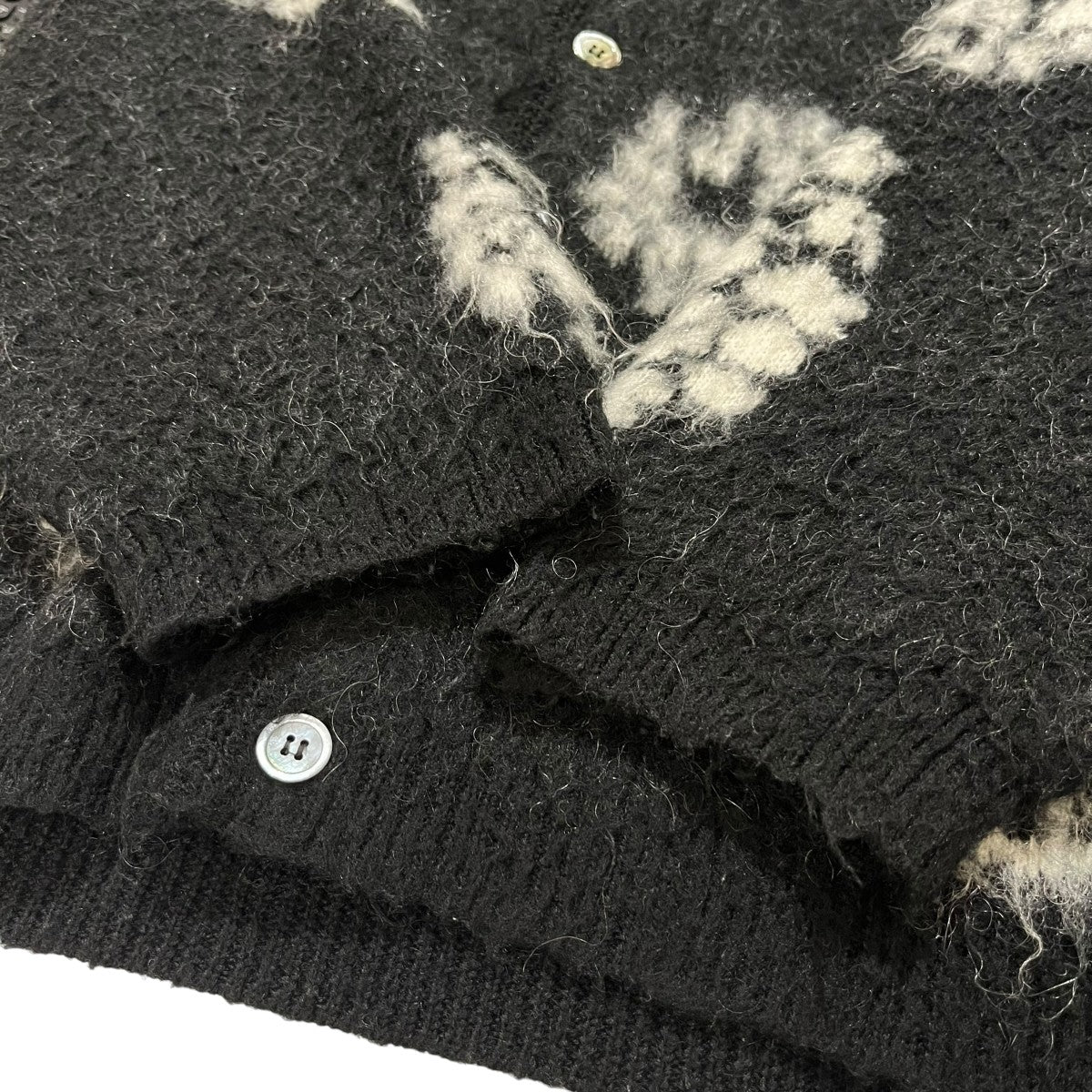 SAINT MICHAEL×Denim Tears 総柄カーディガンSM-YS1-0000-C50 古着・中古-4枚目のアイテム画像