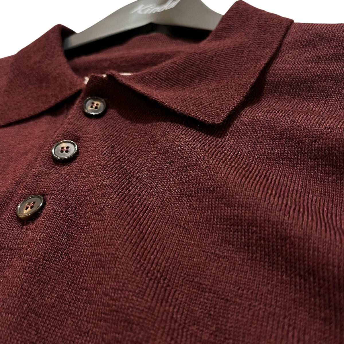 エルボーパッチニットポロシャツS51GL0036