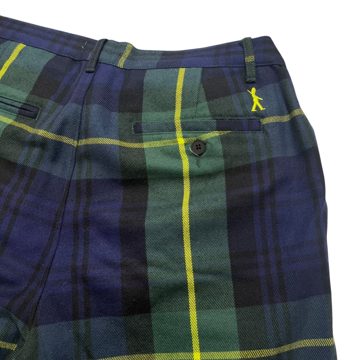 PALACE GUARD TROUSERSチェックワイドパンツ 古着・中古-5枚目のアイテム画像