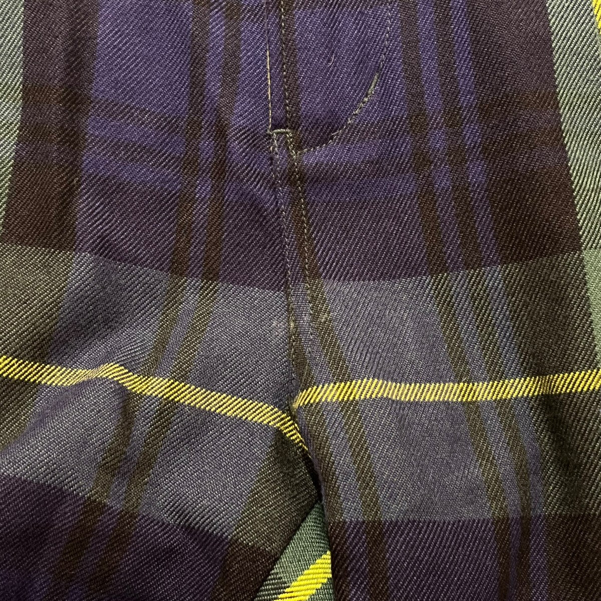 PALACE GUARD TROUSERSチェックワイドパンツ 古着・中古-9枚目のアイテム画像