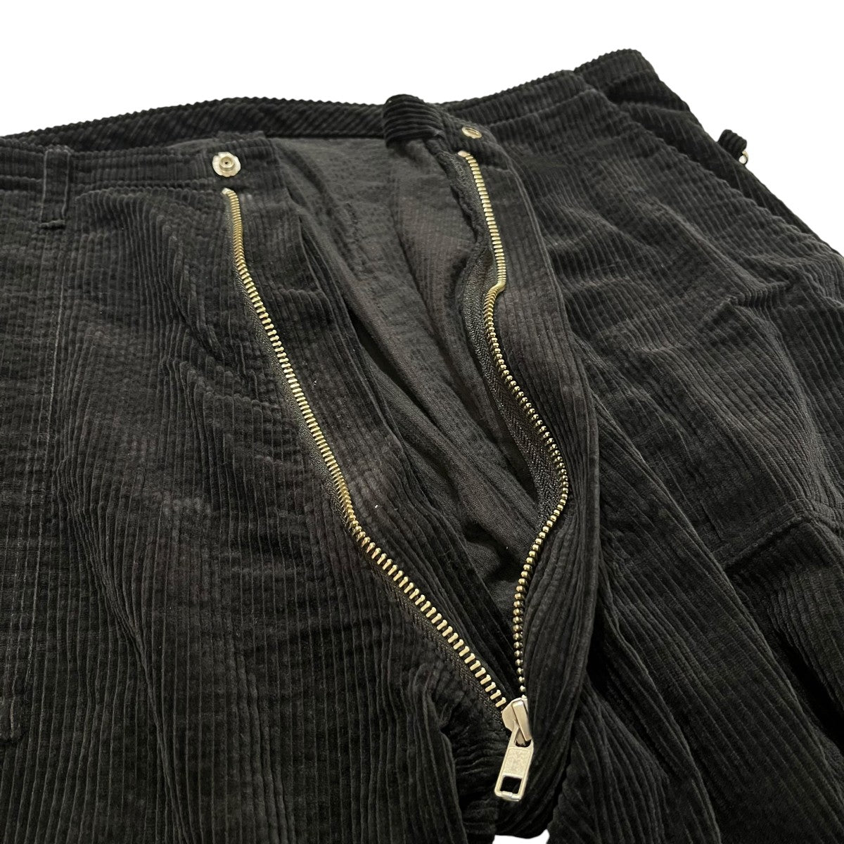 NEIGHBORHOOD×PHINGERIN 所々擦れコーデュロイボンテージパンツ242ZAPGN-PTM01 古着・中古-3枚目のアイテム画像