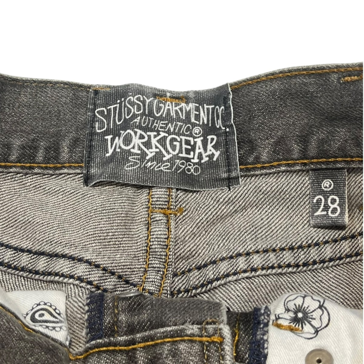 stussy ダメージ加工デニムパンツ016311 古着・中古-8枚目のアイテム画像