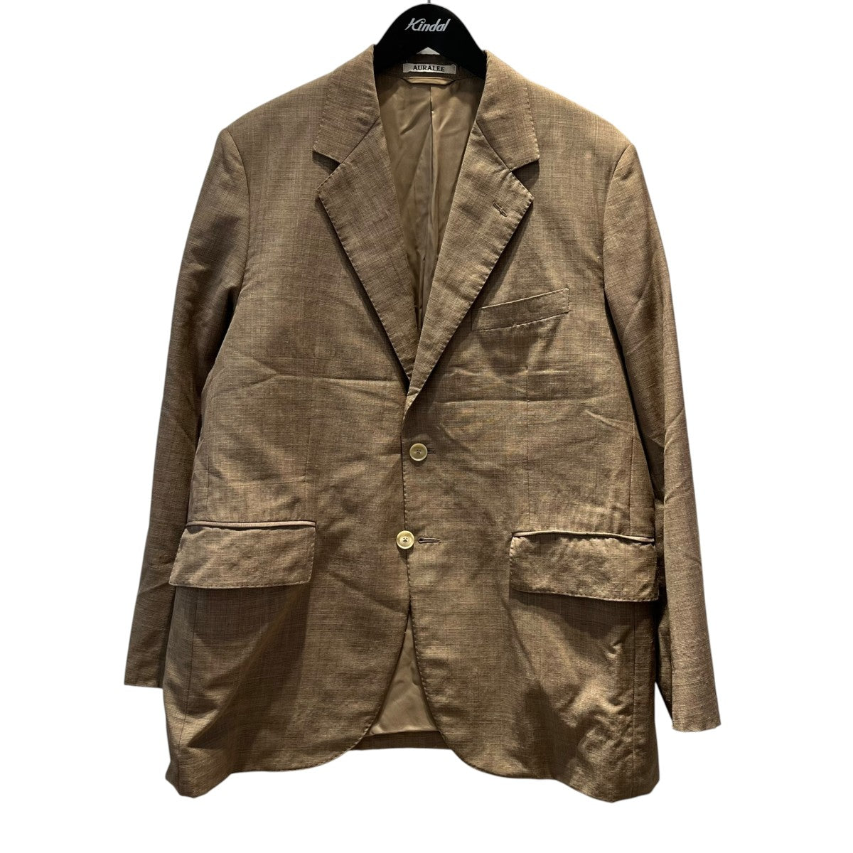 AURALEE TROPICAL WOOL KID MOHAIR JACKETテーラードジャケットA25SJ01WM