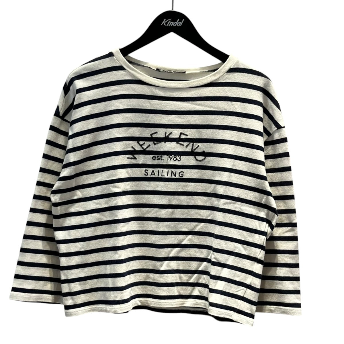 MAX MARA WEEK END LINE ボーダーカットソー2359410537 古着・中古-1枚目のアイテム画像
