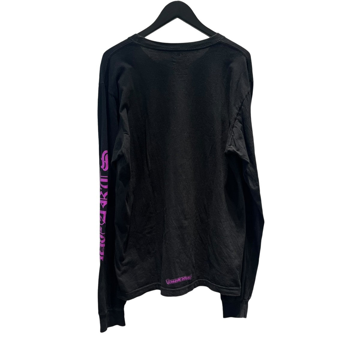 CHROME HEARTS OLD ENGLISH NECK LOGO L／S POCKET T長袖カットソー 古着・中古-2枚目のアイテム画像