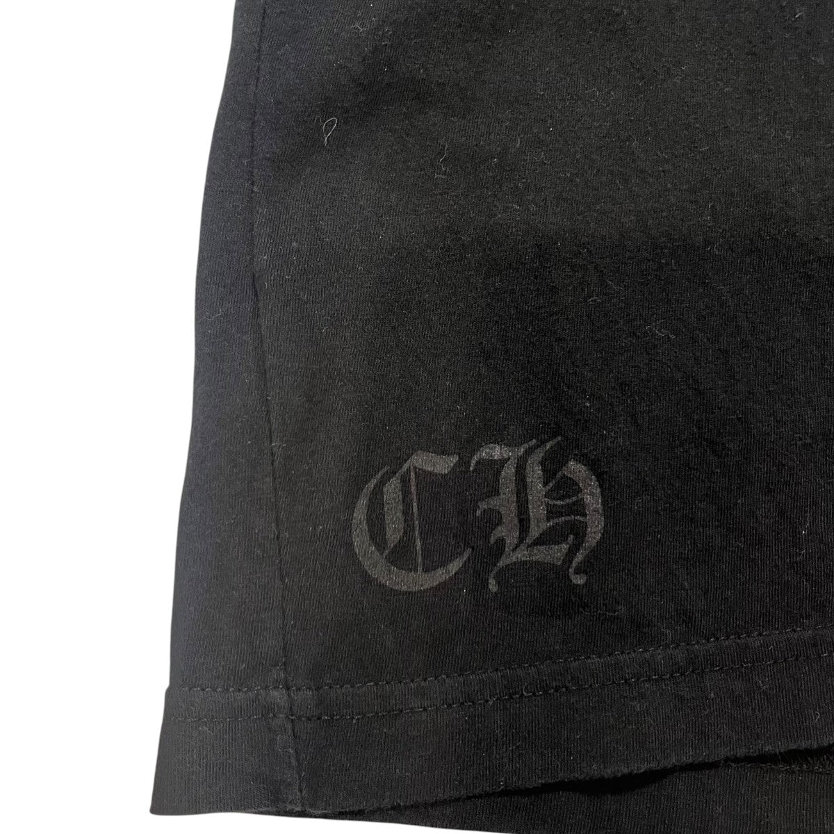 CHROME HEARTS OLD ENGLISH NECK LOGO L／S POCKET T長袖カットソー 古着・中古-4枚目のアイテム画像