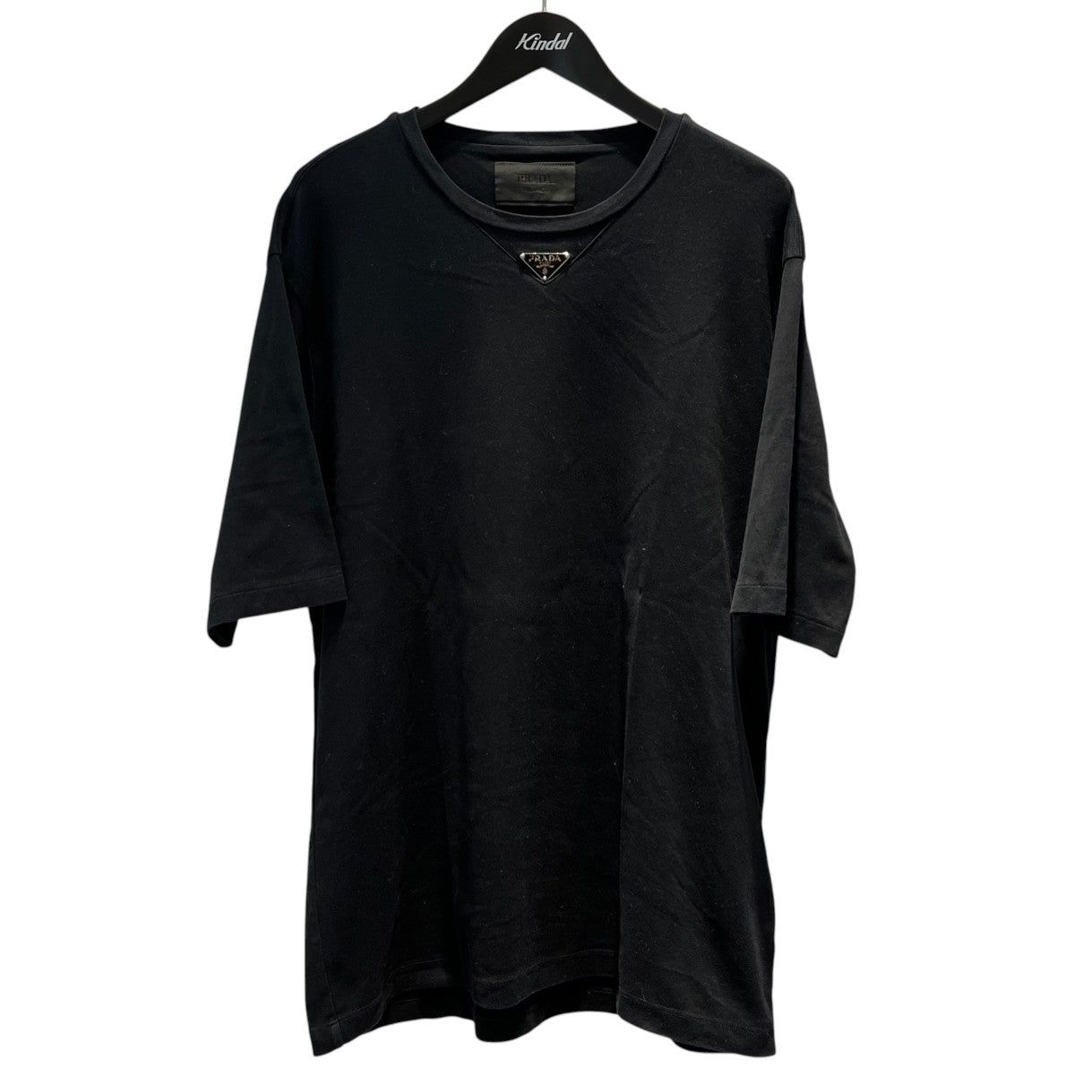 PRADA トライアングル ロゴ TシャツUJN861 古着・中古-1枚目のアイテム画像