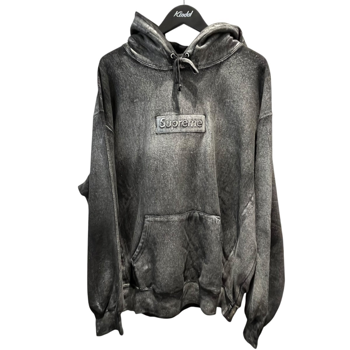 Supreme×MM6 Maison Margiela Foil Box Logo Hooded長袖フーディー 古着・中古-1枚目のアイテム画像