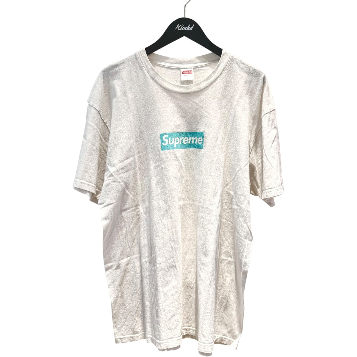 Supreme×Tiffany ＆ Co． box logo Tshirt × Tiffany ＆ Co．半袖Tシャツ21AW 古着・中古-1枚目のアイテム画像