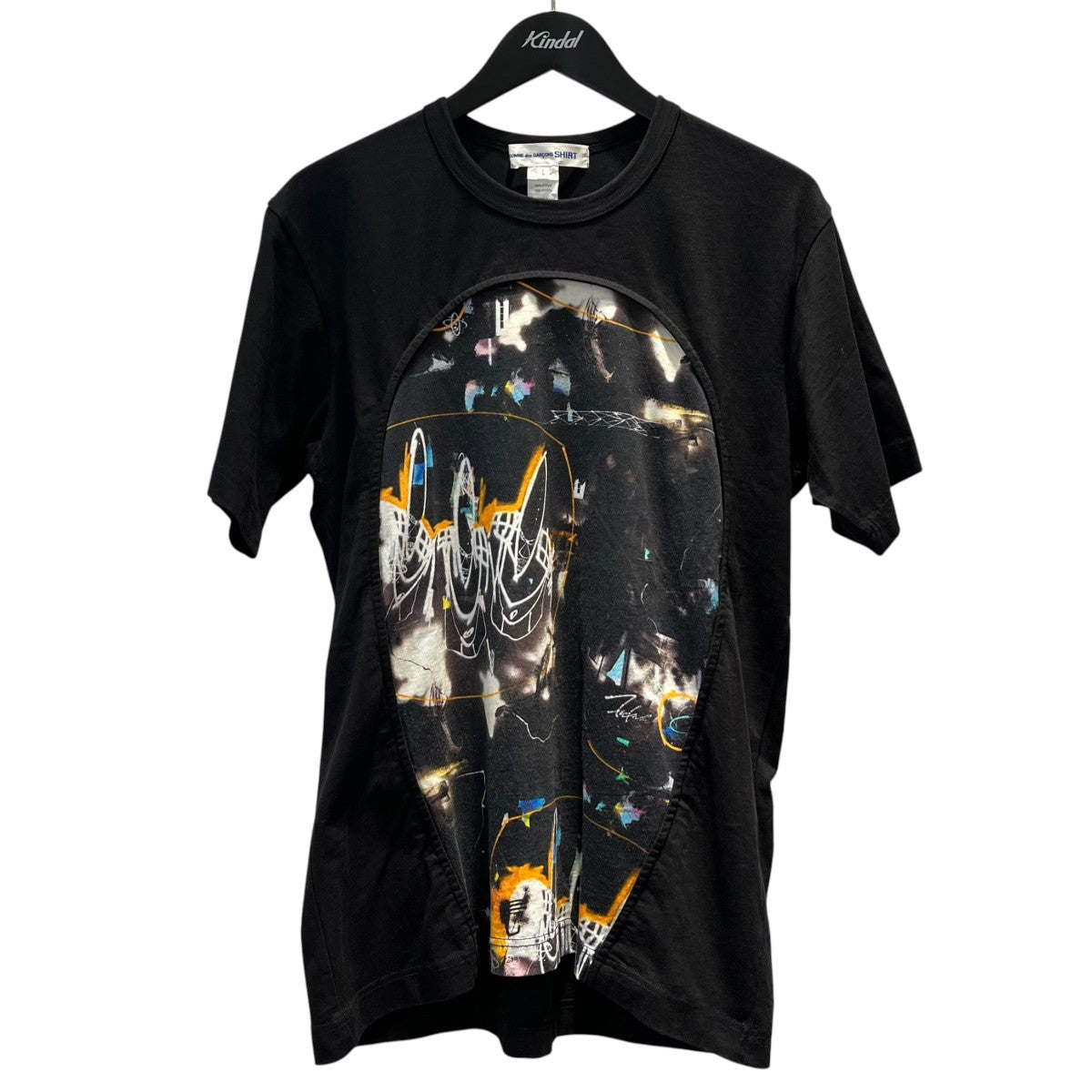COMME des GARCONS SHIRT 切替デザインTシャツW28100 古着・中古-1枚目のアイテム画像