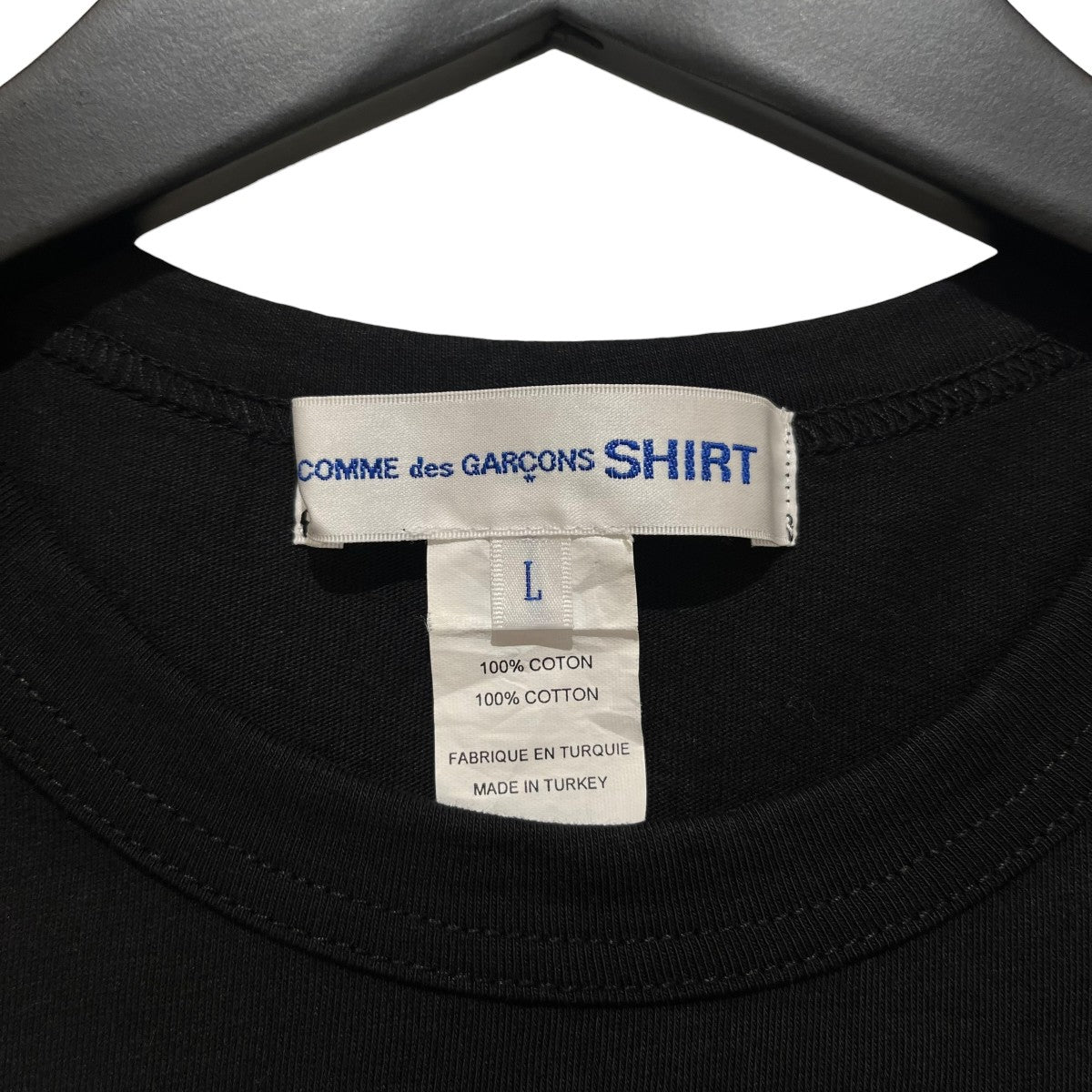 COMME des GARCONS SHIRT 切替デザインTシャツW28100 古着・中古-4枚目のアイテム画像