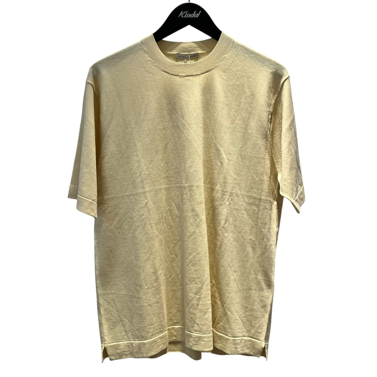 UNITED ARROWS 無地半袖ニット1118-199-0863 古着・中古-1枚目のアイテム画像