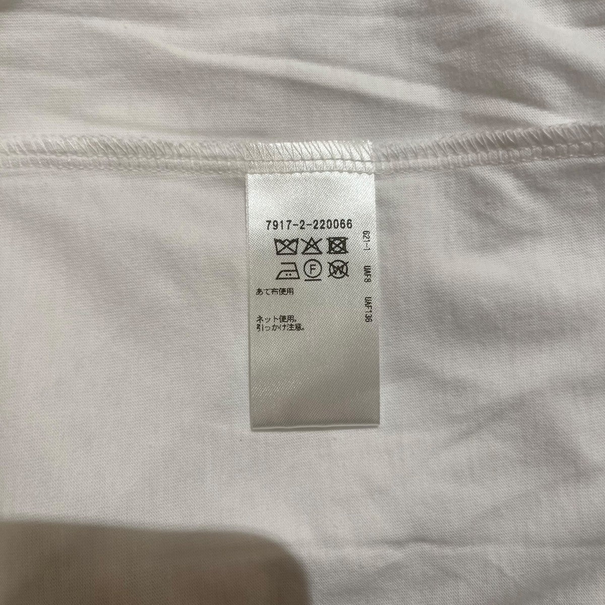 ワンポイントロゴ刺繍半袖Tシャツ7917-2-220066