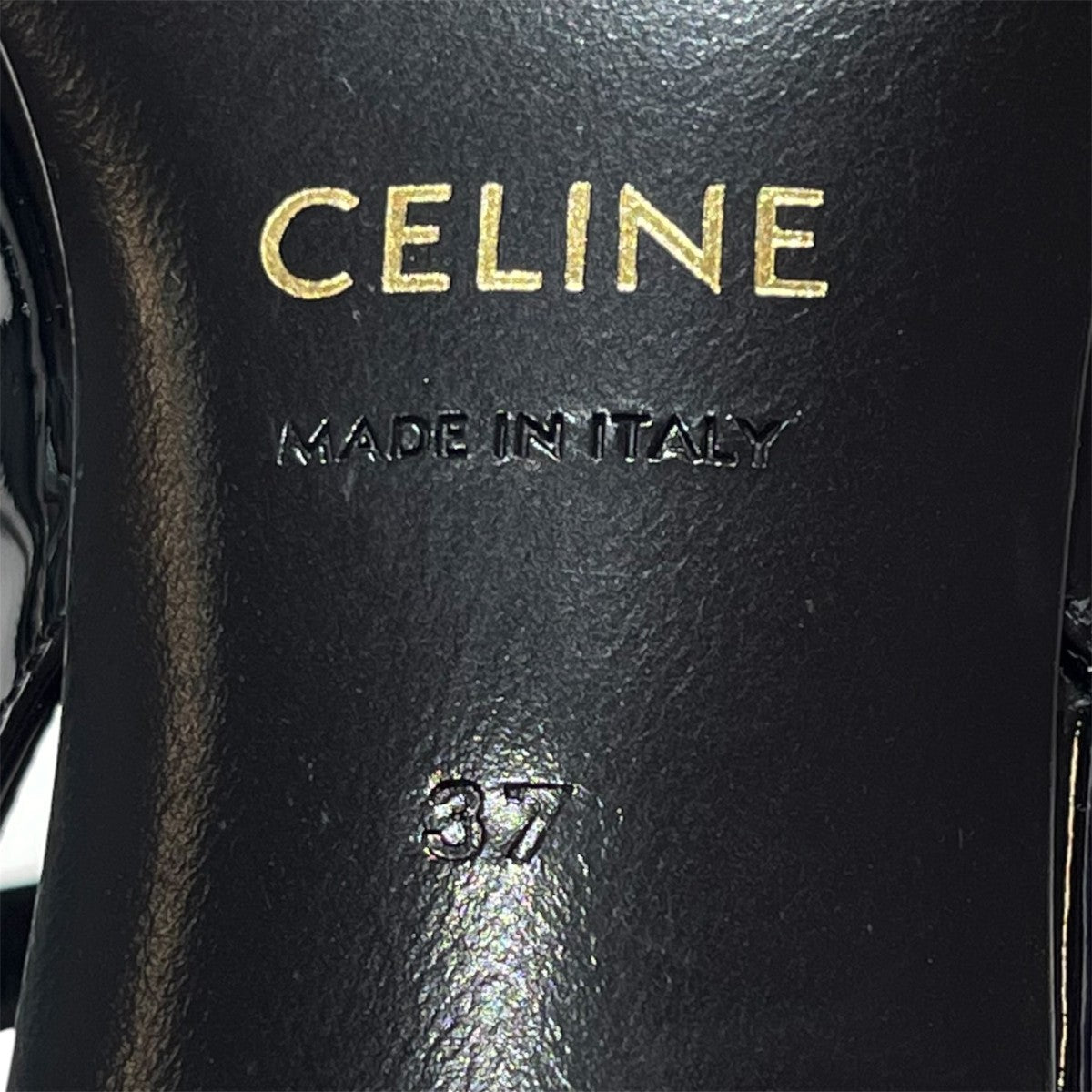 CELINE JUDY DOUBLE STRAP MARY JANEトリオンフバックル ストラップミュールサンダル 古着・中古-10枚目のアイテム画像