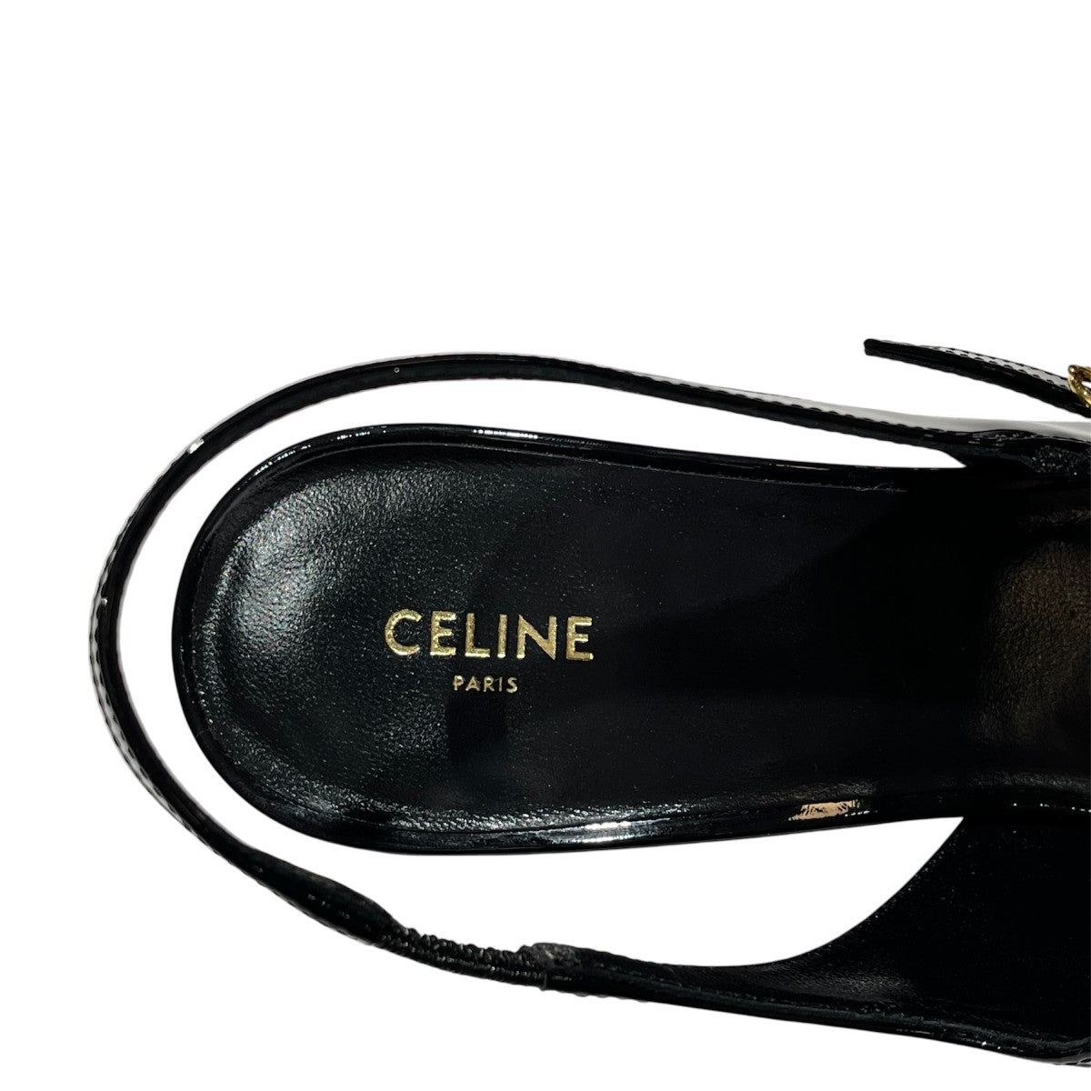 CELINE JUDY DOUBLE STRAP MARY JANEトリオンフバックル ストラップミュールサンダル 古着・中古-8枚目のアイテム画像