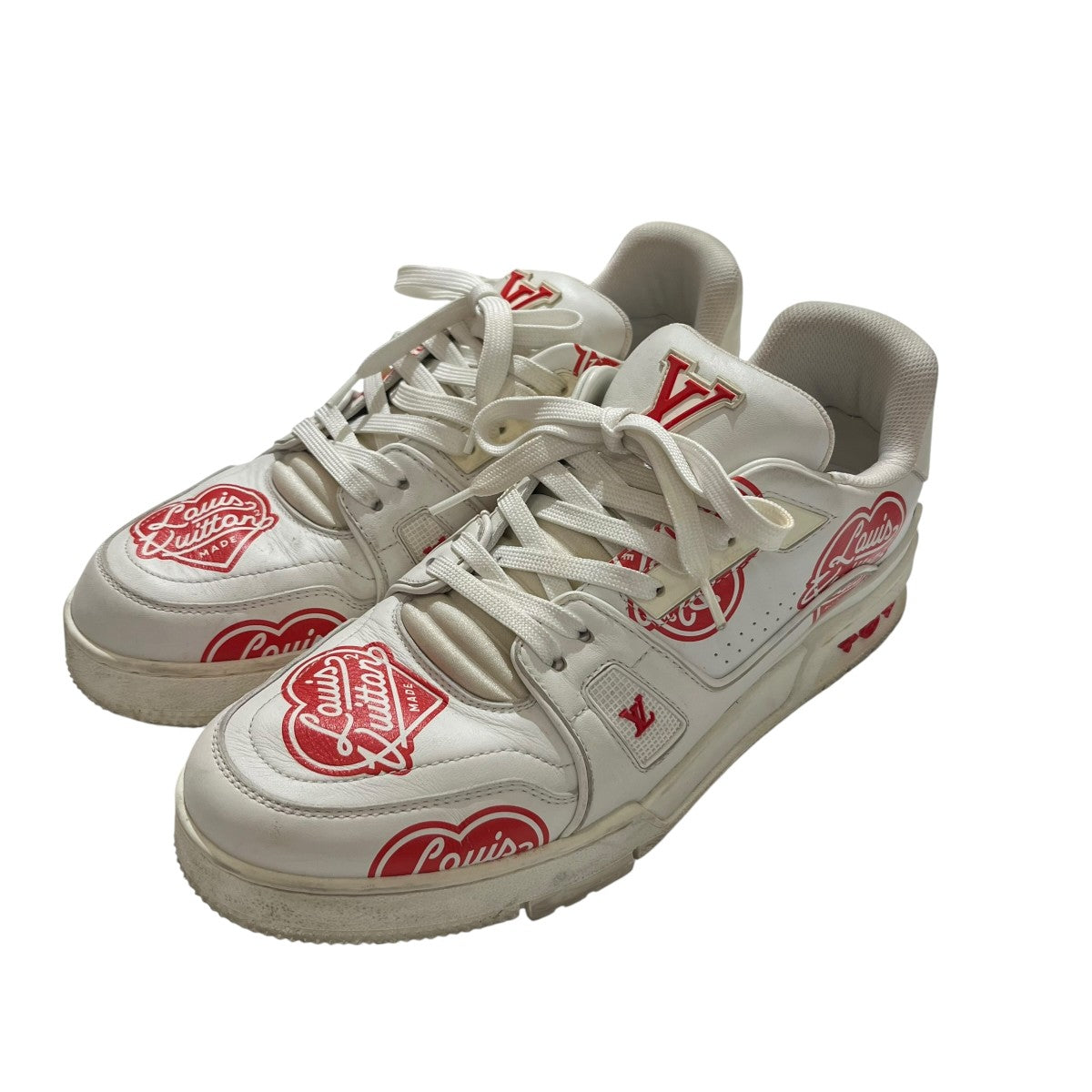 LOUIS VUITTON×NIGO LVハートロゴスニーカーLD0291 古着・中古-1枚目のアイテム画像