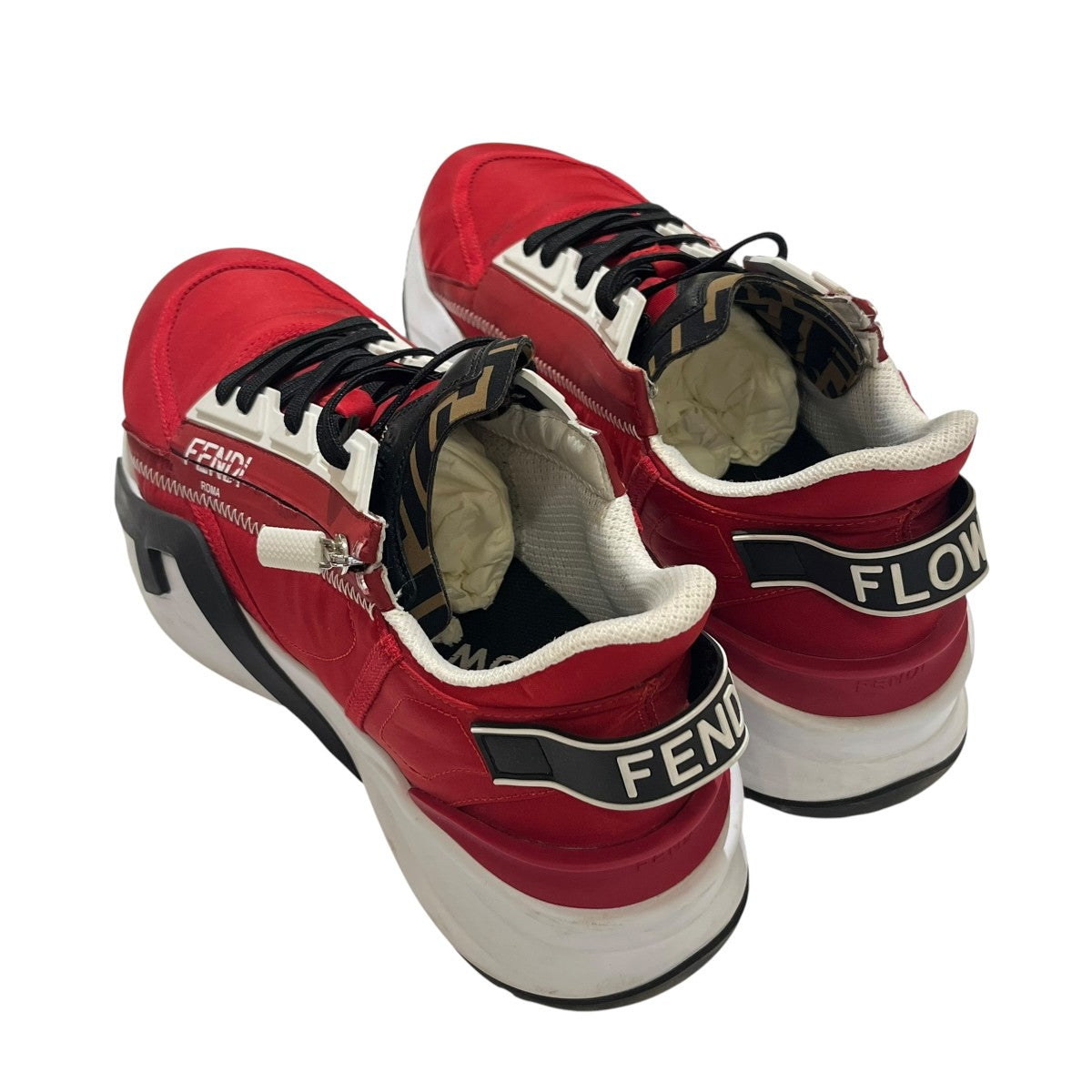 FENDI サイドジップローカットスニーカー 古着・中古-2枚目のアイテム画像