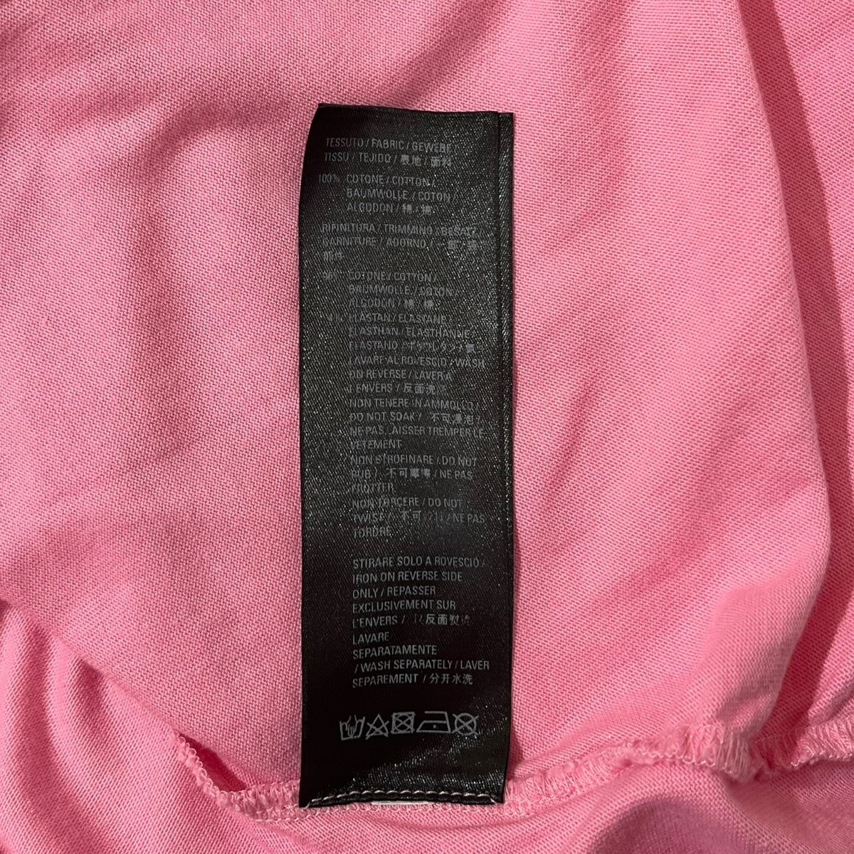 BALENCIAGA bebeラインストーンロゴ オーバーシルエット半袖カットソー681314 古着・中古-5枚目のアイテム画像
