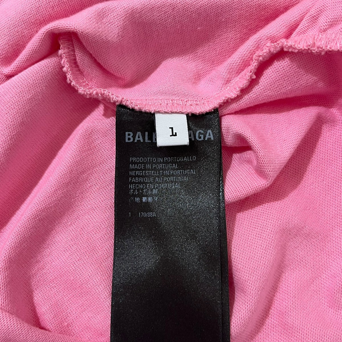 BALENCIAGA bebeラインストーンロゴ オーバーシルエット半袖カットソー681314 古着・中古-6枚目のアイテム画像