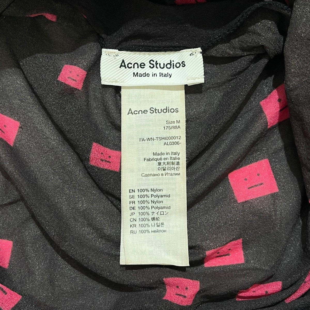 ACNE STUDIOS セカンドスキンハイネックカットソーFA-WN-TSHI000012 古着・中古-4枚目のアイテム画像