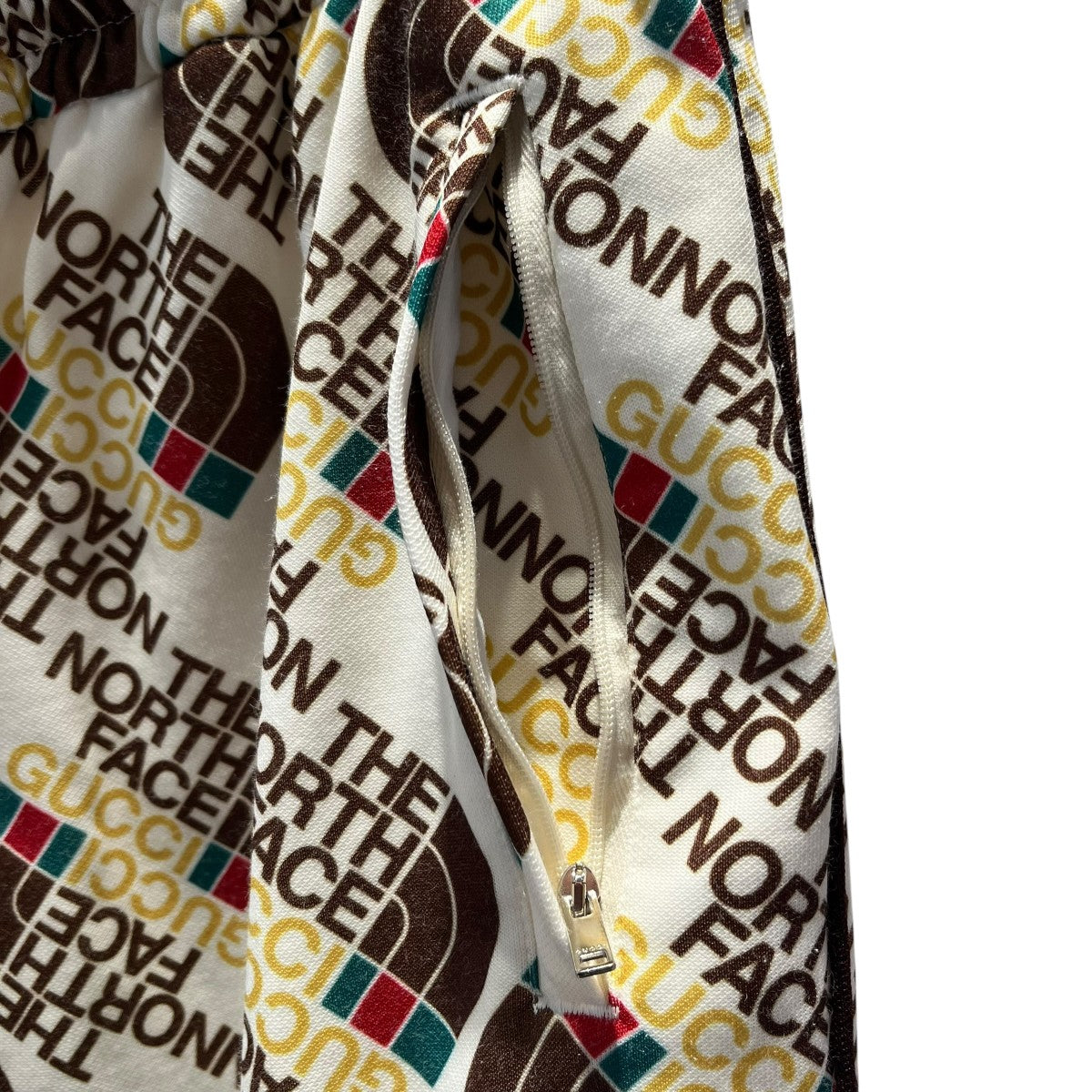 GUCCI×THE NORTH FACE ロゴ総柄総柄スウェットパンツ651331 XJDCE 古着・中古-3枚目のアイテム画像