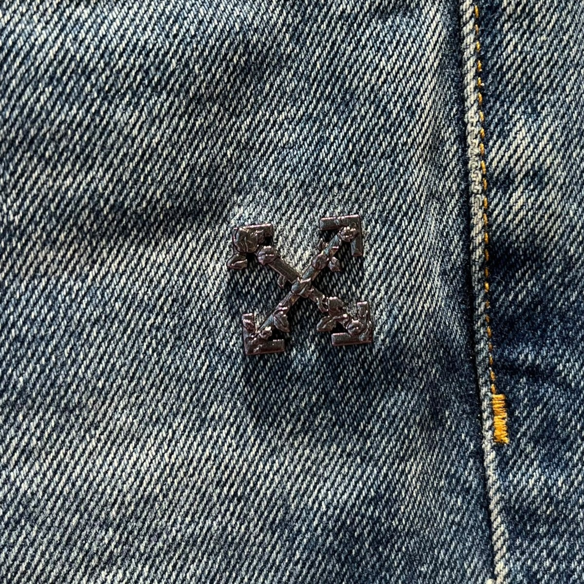 OFFWHITE デニムパンツOMYA085E20DEN001 古着・中古-4枚目のアイテム画像
