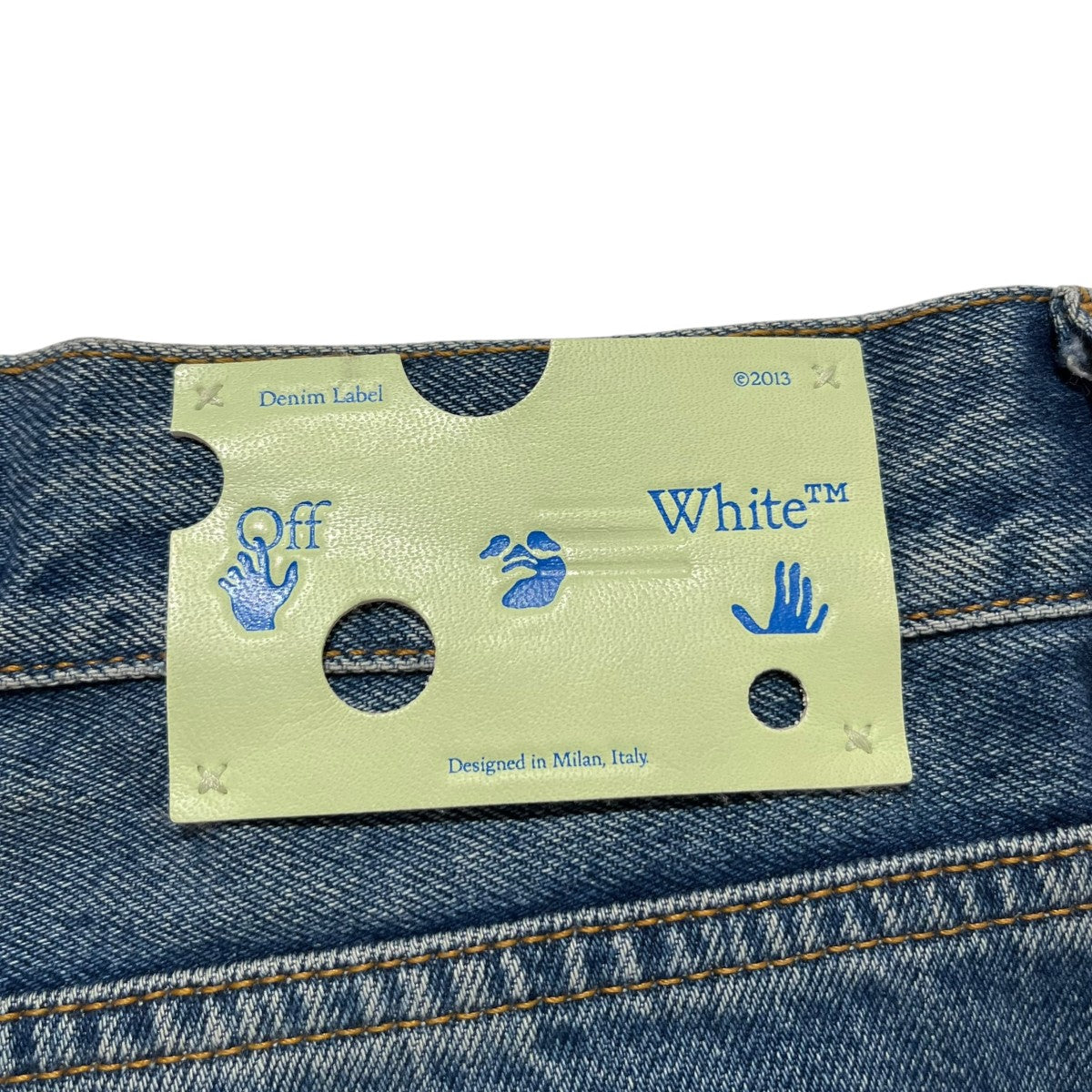 OFFWHITE デニムパンツOMYA085E20DEN001 古着・中古-6枚目のアイテム画像