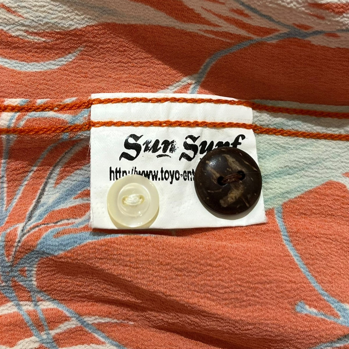 Sun Surf 総柄半袖シャツSS33883 古着・中古-5枚目のアイテム画像