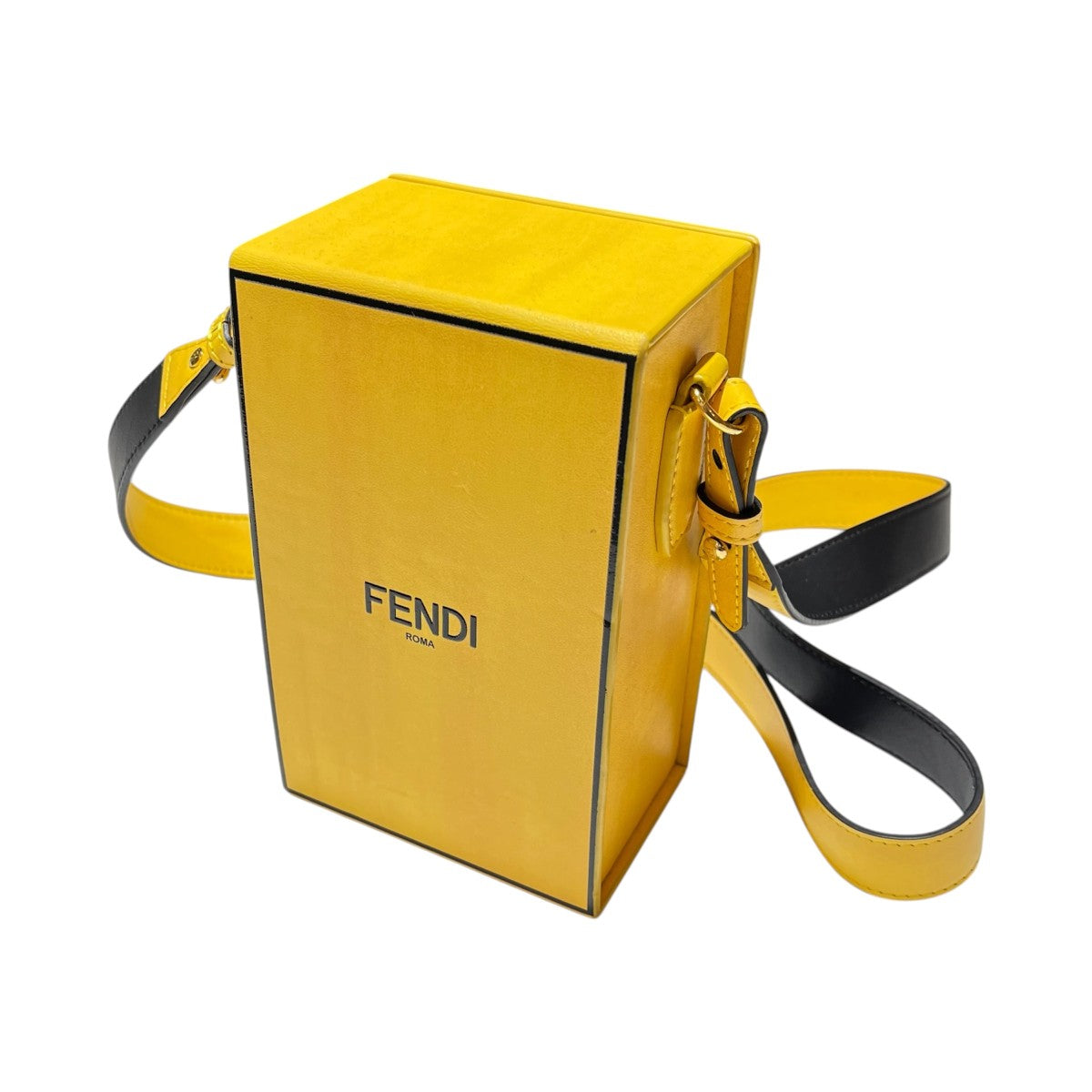 FENDI ロゴプリント BOX型ショルダーバッグ7VA519 古着・中古-1枚目のアイテム画像