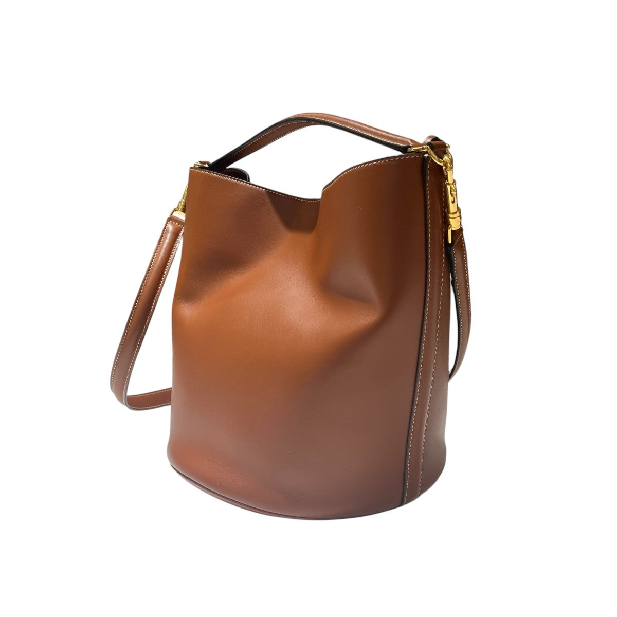 CELINE ティーンバケット16 (セーズ) 2WAY レザーショルダーバッグ 古着・中古-2枚目のアイテム画像