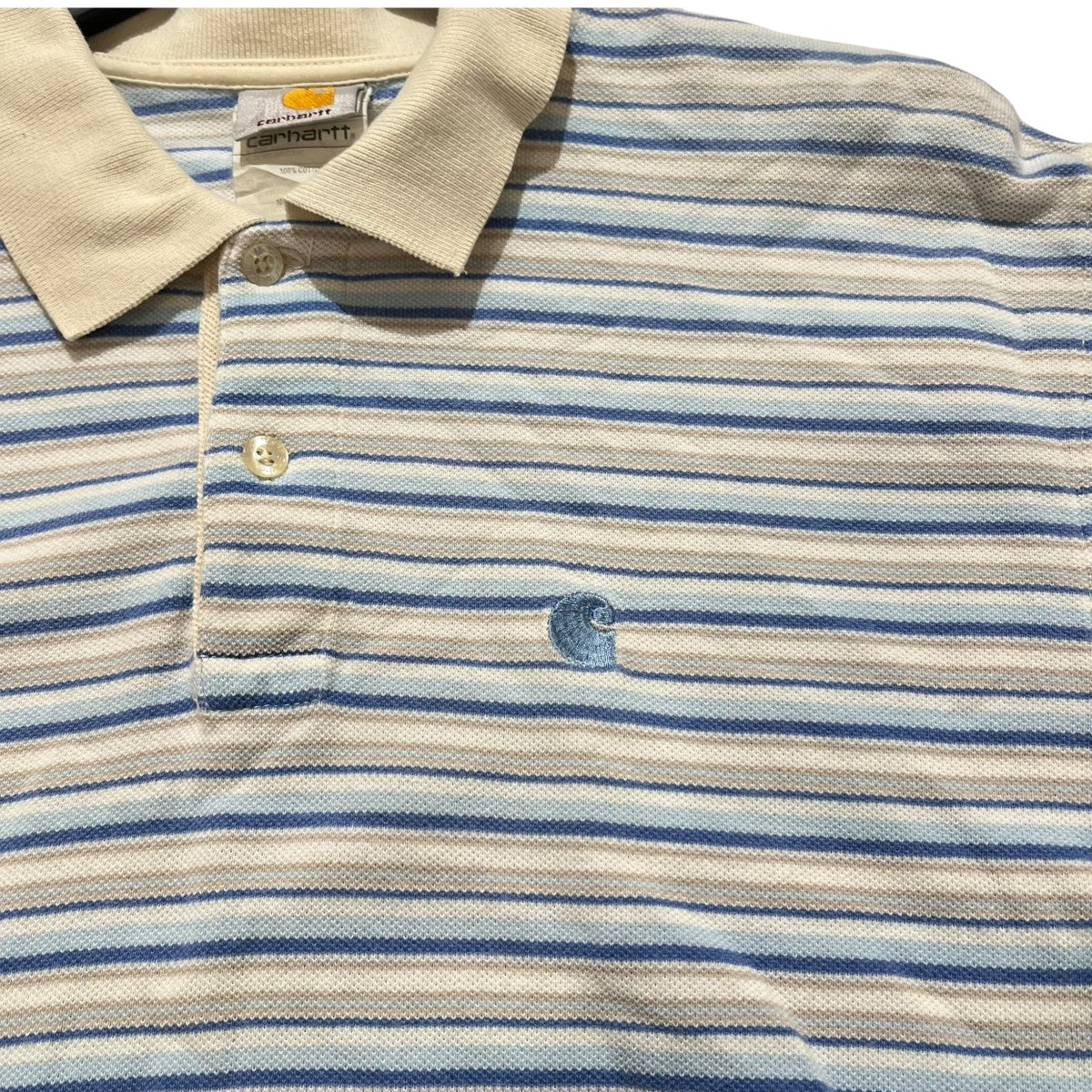 CarHartt ワンポイント刺繍ポロシャツ 古着・中古-3枚目のアイテム画像