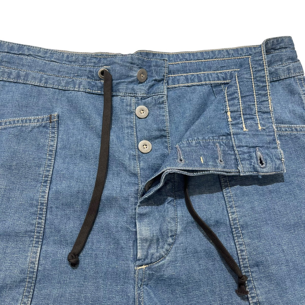 RRL(ダブルアールエル) デニムショートパンツ ブルー サイズ 32