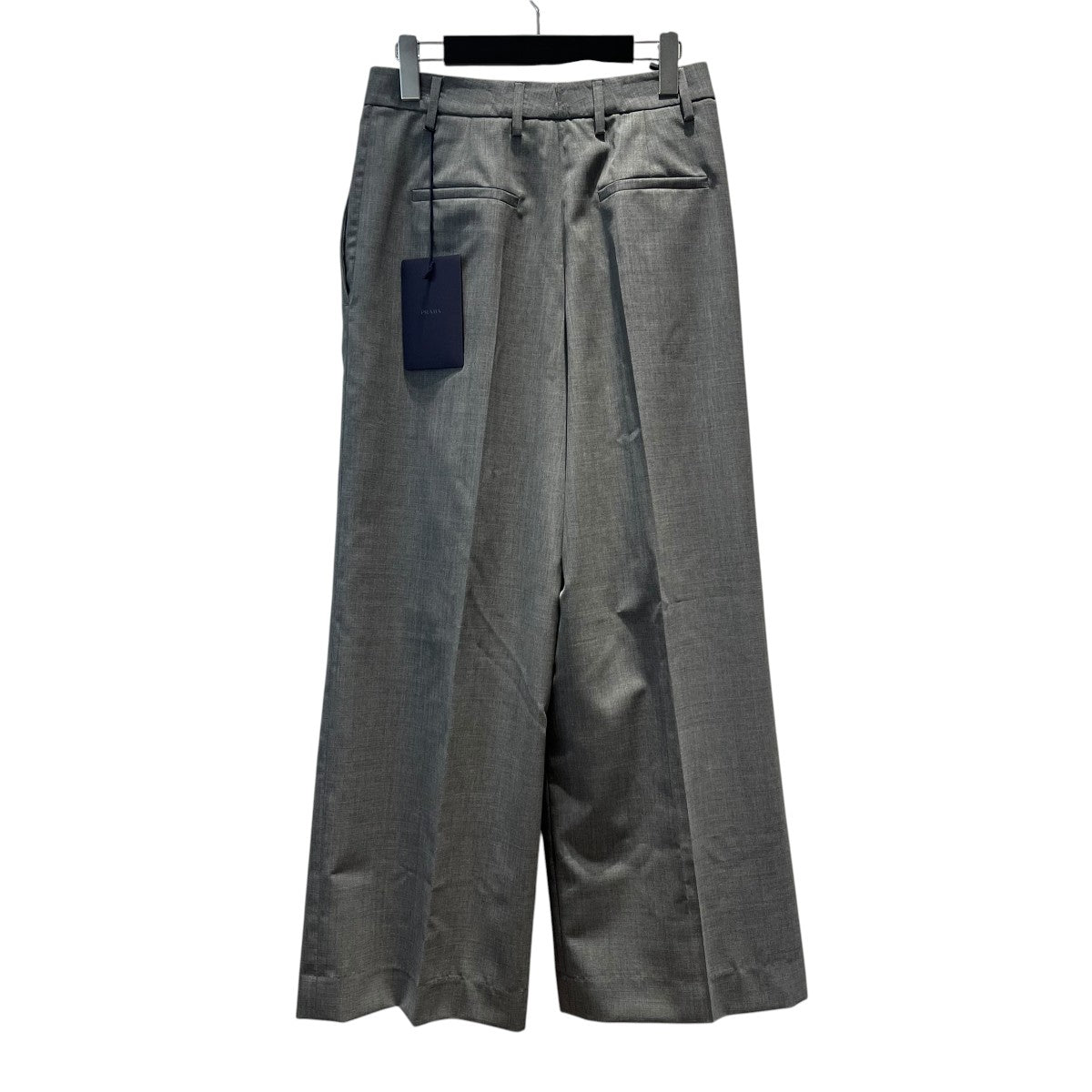 PRADA タックワイドパンツDNA91E 古着・中古-2枚目のアイテム画像