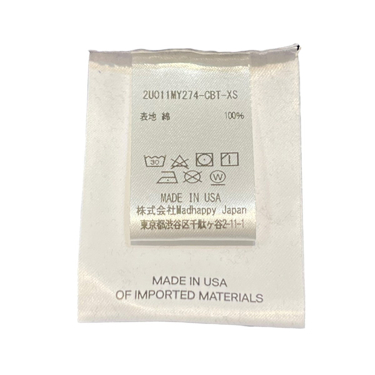 MADHAPPY 半袖カットソー2U011MY274-CBT 古着・中古-6枚目のアイテム画像