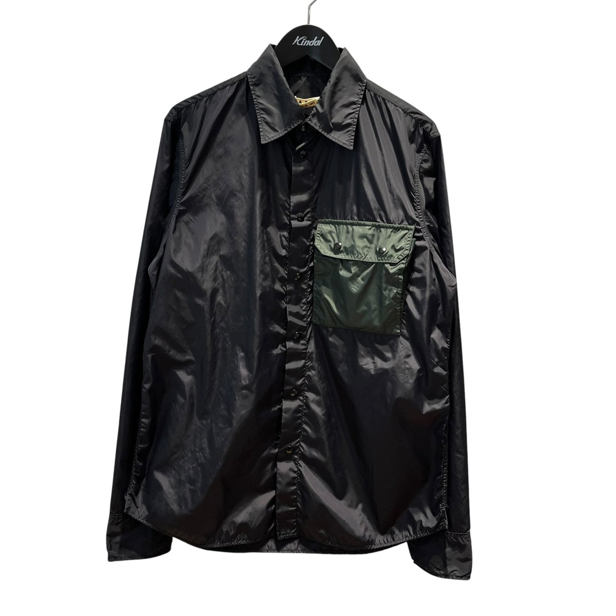 MARNI Nylon Bi-color Plain Designers ShirtsナイロンシャツCUMU0151B0 S52126 古着・中古-1枚目のアイテム画像