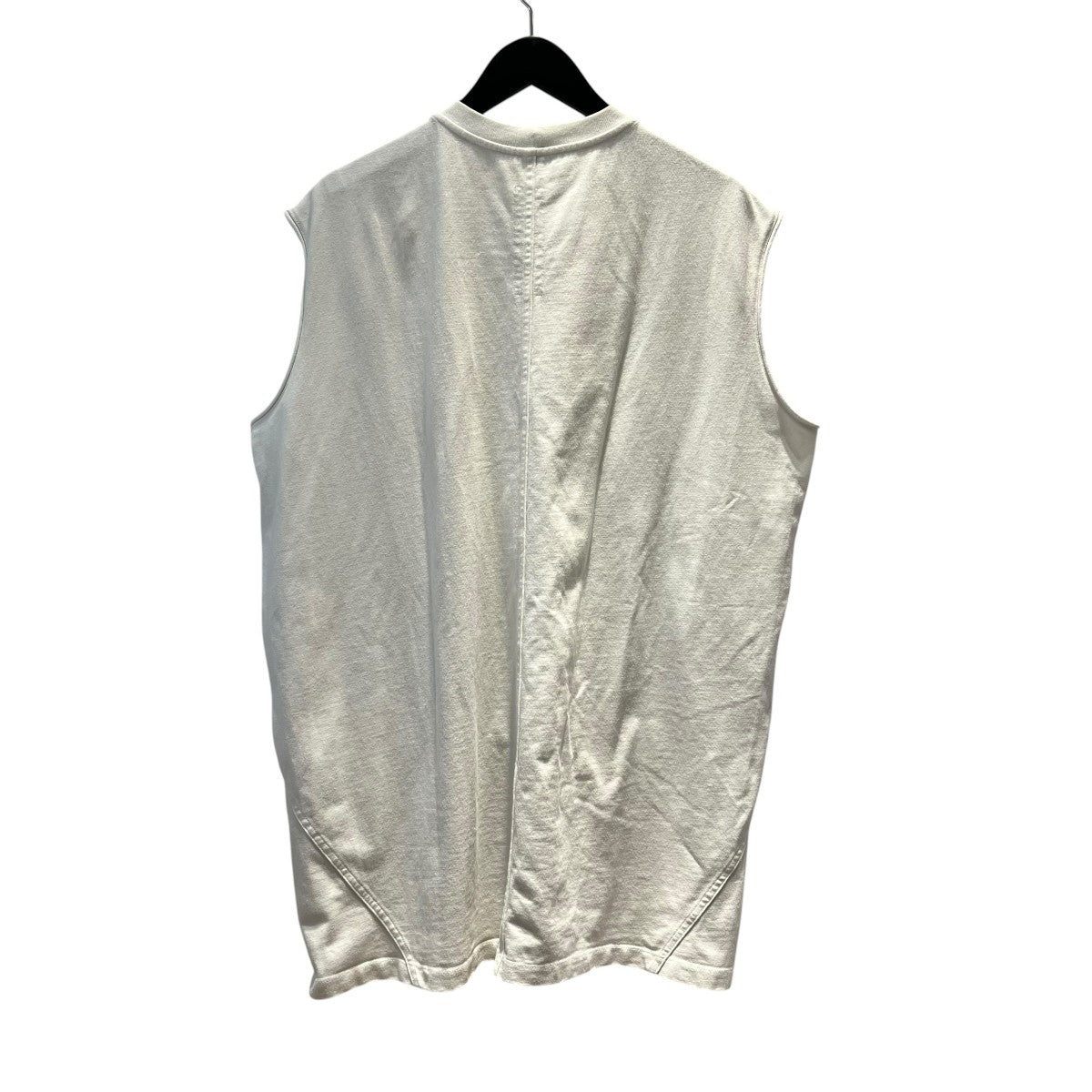 RICK OWENS ノースリーブTシャツRU01D3178-BA Spintered Tarp 古着・中古-2枚目のアイテム画像