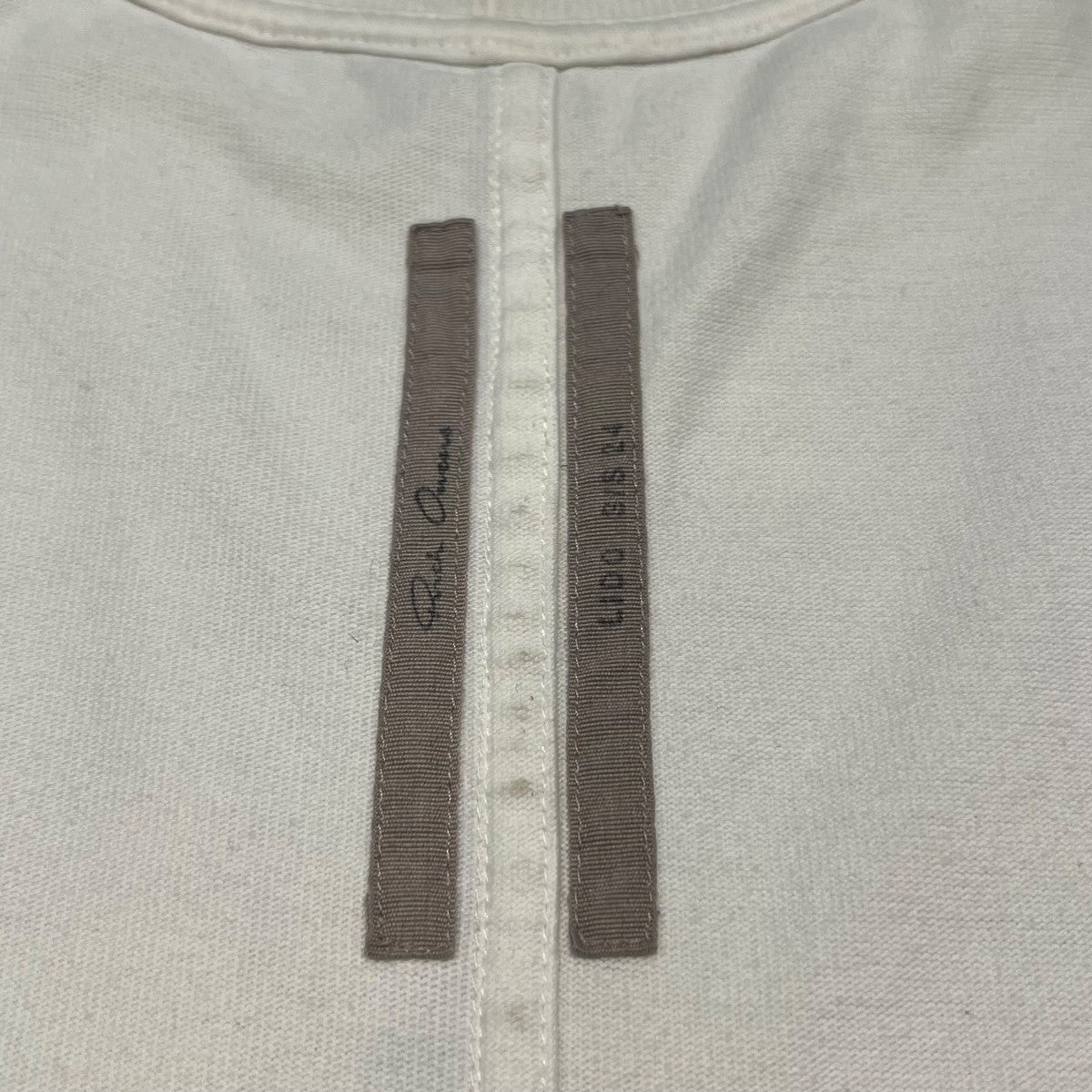 RICK OWENS ノースリーブTシャツRU01D3178-BA Spintered Tarp 古着・中古-4枚目のアイテム画像