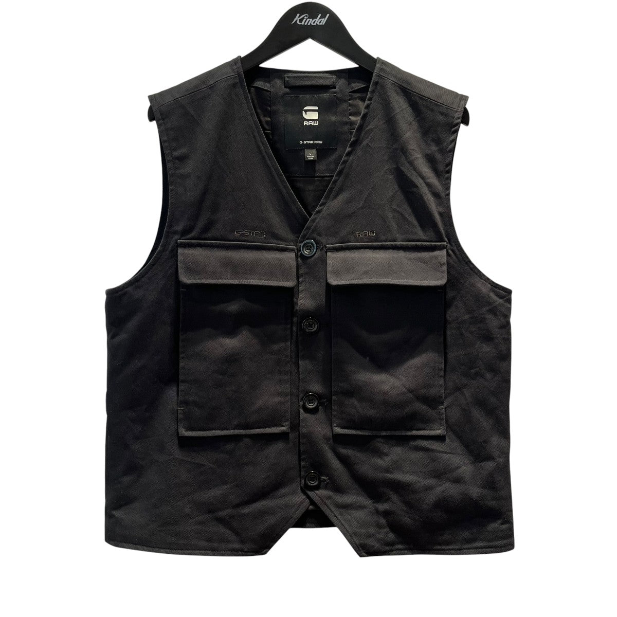 G-STAR RAW Field Pocket WaistcoatベストD22003 古着・中古-1枚目のアイテム画像