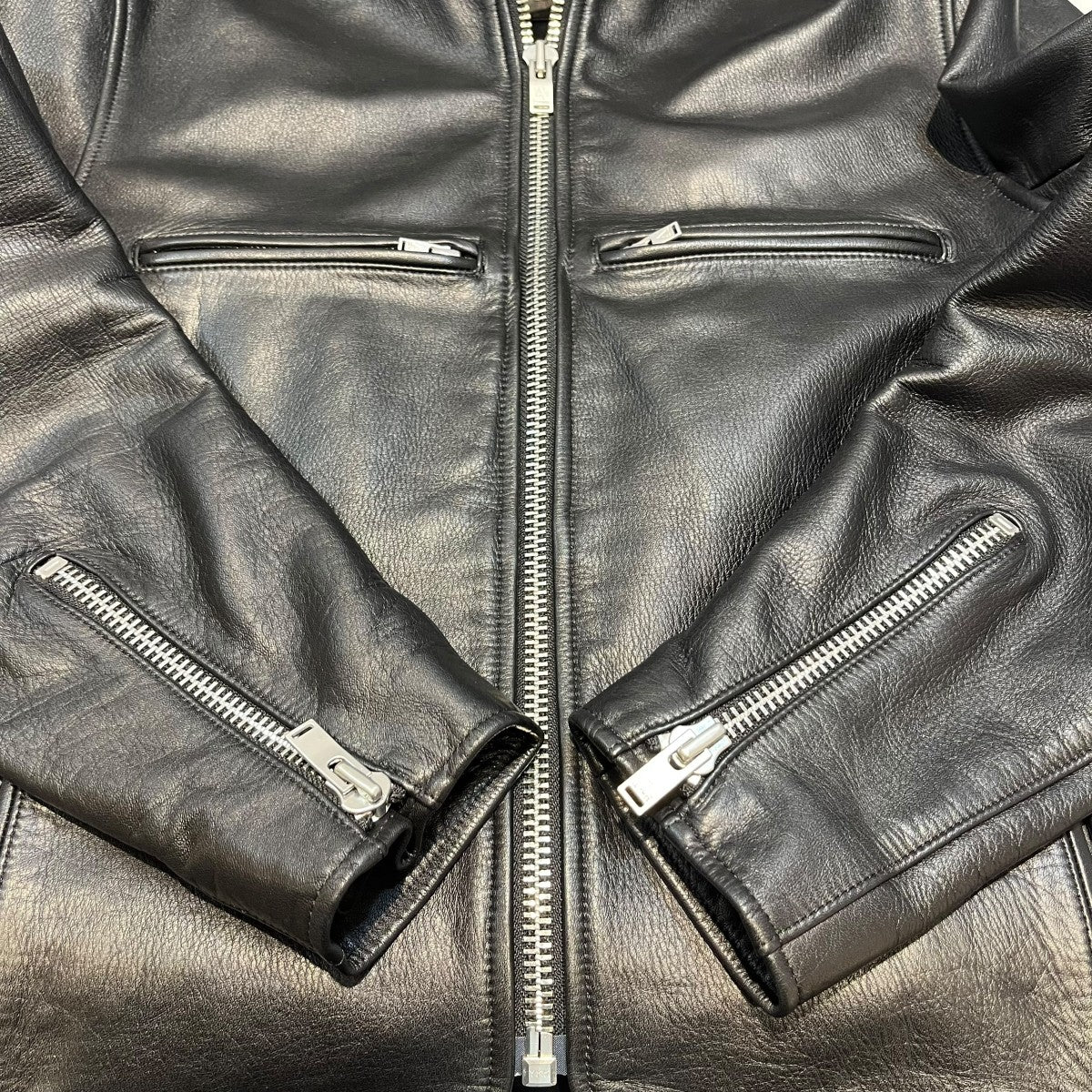 A LEATHER レザーシングルライダースジャケットAMJ2402 Racer Jacket 古着・中古-4枚目のアイテム画像