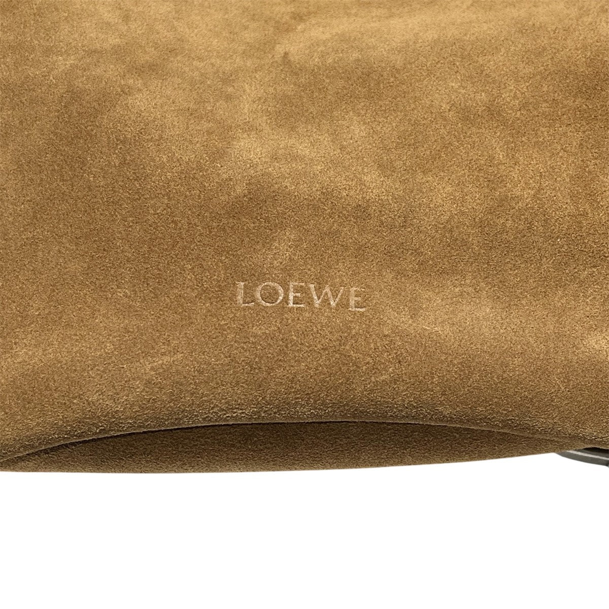 LOEWE ループバケット ミディアム スエードカーフ レザー ショルダーバッグ 古着・中古-5枚目のアイテム画像