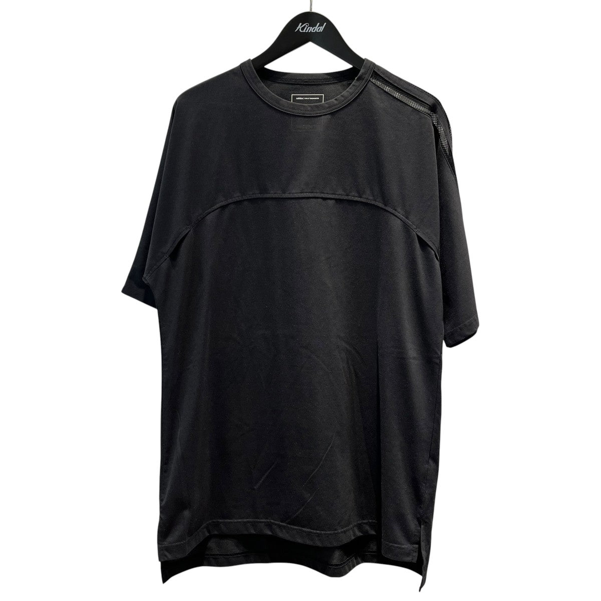 Y-3 ﾒｯｼｭ ｽﾘｰｽﾄﾗｲﾌﾟ ｼｮｰﾄｽﾘｰﾌﾞTｼｬﾂ半袖TシャツJL8312 古着・中古-1枚目のアイテム画像