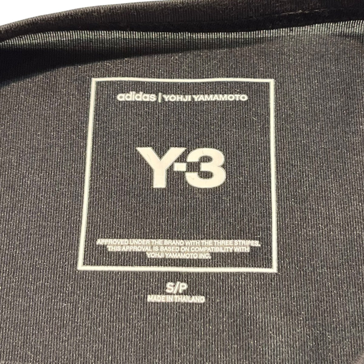 Y-3 ﾒｯｼｭ ｽﾘｰｽﾄﾗｲﾌﾟ ｼｮｰﾄｽﾘｰﾌﾞTｼｬﾂ半袖TシャツJL8312 古着・中古-4枚目のアイテム画像