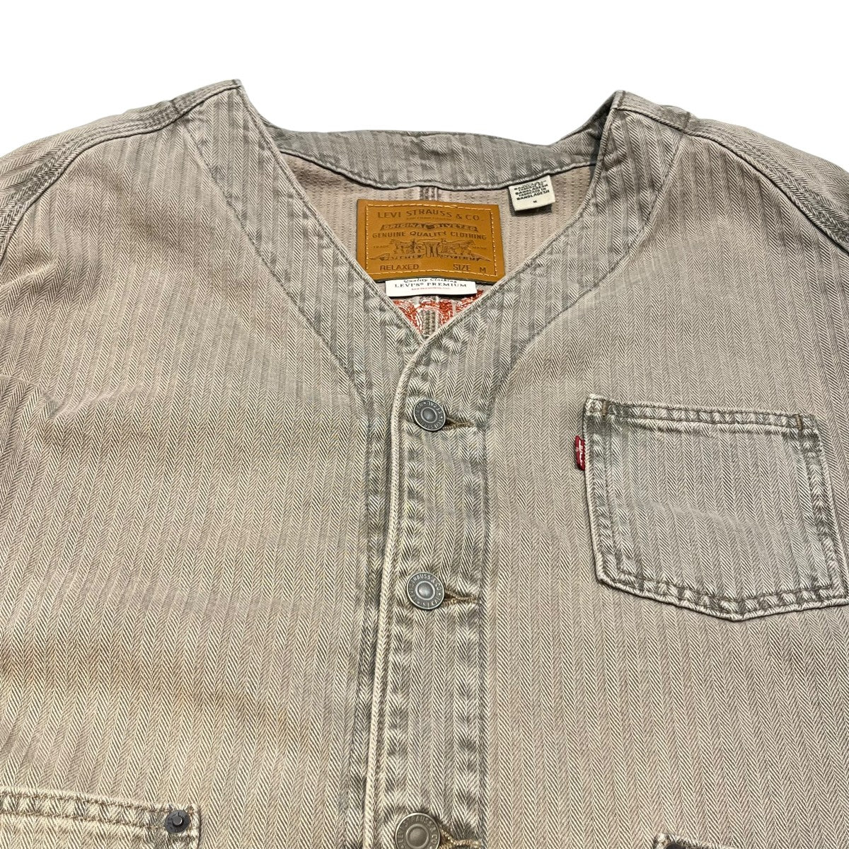 LEVI’S PReMIUM カバーオールPC9-A7139-0006 ﾕﾆｵﾝｴﾝｼﾞﾆｱｶｰﾃﾞｨｶﾞﾝ 古着・中古-4枚目のアイテム画像